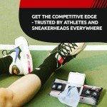 Venture Wipes | 60 Shoe Wipes to Remove Dirt, Grime & Provide Shoe Grip Traction | Multi-Purpose Sneaker Cleaner Wipes for Sneakerheads | Basketball Shoe Grip | Extra Large 8" x 10" Size | 60 Count