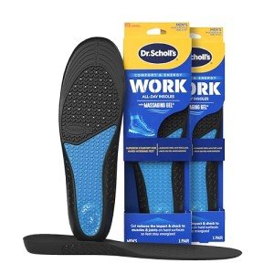 Dr. Scholl's Work Insoles (Pack) // All-Day Shock Absorption and Reinforced Arch Support That Fits in Work Boots and More (for Men's 8-14, Also Available for Women's 6-10) 1 Pair (Pack of 2) 2 Count