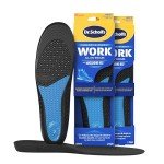 Dr. Scholl's Work Insoles (Pack) // All-Day Shock Absorption and Reinforced Arch Support That Fits in Work Boots and More (for Men's 8-14, Also Available for Women's 6-10) 1 Pair (Pack of 2) 2 Count