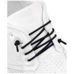 Endoto Elastic Shoelaces for ON Cloud 5 No Tie Replacements Shoes Laces Stretchy Bungee Running Training(Color:Black,Size:34Inch)