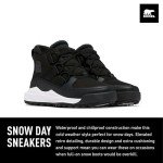 SOREL Women's ONA RMX Chukka Plus Waterproof Boot - Black, Sea Salt - 7