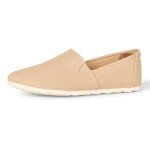 Amazon Essentials Women's Casual Slip-On Canvas Flat, Taupe, 8