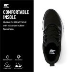 SOREL Women's ONA RMX Chukka Plus Waterproof Boot - Black, Sea Salt - 7