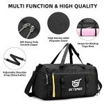 SKYSPER Men's Small Gym Duffel Bag with Compartments