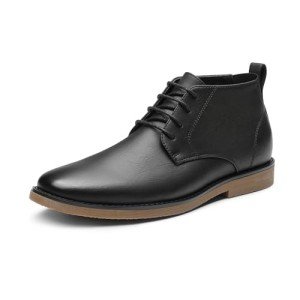 Bruno Marc Men's Black Chukka Boots, Size 14