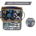 Men's Water-Resistant Canvas Toiletry Bag - Khaki