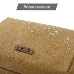 Men's Water-Resistant Canvas Toiletry Bag - Khaki