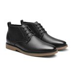 Bruno Marc Men's Black Chukka Boots, Size 14