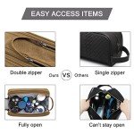 Men's Water-Resistant Canvas Toiletry Bag - Khaki