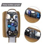 Men's Water-Resistant Canvas Toiletry Bag - Khaki