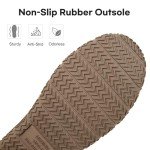 LongBay Men's Canvas Moccasin Slippers - Khaki