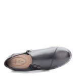Clarks Emslie Warren Black Leather Slip-On Loafer