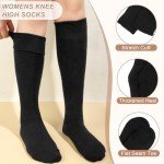 YSense Warm Knee High Socks for Cold Weather