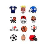 Sports Charms for Croc Clog Shoe Decoration