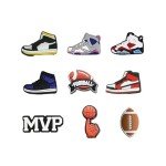 Sports Charms for Croc Clog Shoe Decoration