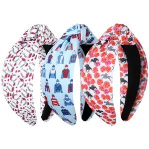 Kentucky Derby Horseshoe Knotted Headband for Men