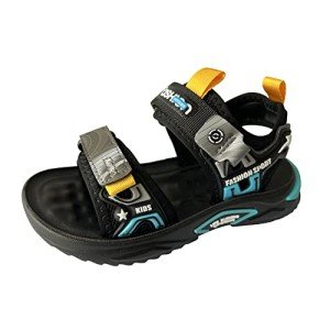 Kids’ Open Toe Sports Sandals - Black Blue