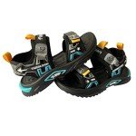Kids’ Open Toe Sports Sandals - Black Blue