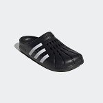 adidas Adilette Clogs Slide Sandals - Black/White