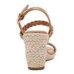 VETASTE Braided Ankle Strap Espadrille Heels