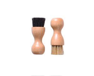 Valentino Garemi Horsehair Shoe Polish Brush Set