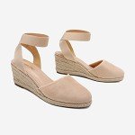 DREAM PAIRS Women’s Nude Wedge Sandals Size 7.5