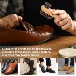 Horsehair Shoe Polish Applicator Brush with Grip