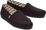 TOMS Men's Alpargata Loafer Flat, Black/Black Recycled Cotton Canvas, 10