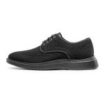 Bruno Marc Men's MaxFlex Breathable Black Oxfords