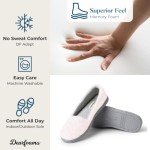 Dearfoams Katie Pink Microfiber Velour Slippers for Men