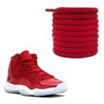 Red Thick Round Shoe Laces for Sneakers