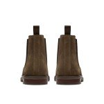 Clarks Men's Jaxen Chelsea Boot in Stone Suede