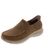 Skechers Men's Parson-Oswin Slip-in Moccasin, Desert, 10.5 Wide