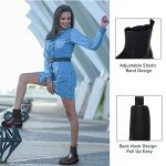 Athlefit Women's Chelsea Ankle Boots Platform Slip On Chunky Heel Lug Sole Leather Booties Black 9