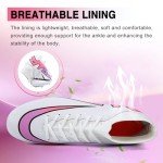 Soccer Cleats Mens Football Cleats Womens Football Shoes Outdoor Soccer Shoes Tacos de Futbol para Hombre Baseball Cleats High Top Professional Training Boots Turf Football Boots AG FG