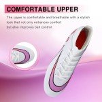 Soccer Cleats Mens Football Cleats Womens Football Shoes Outdoor Soccer Shoes Tacos de Futbol para Hombre Baseball Cleats High Top Professional Training Boots Turf Football Boots AG FG