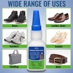 SAPBOND Shoe Glue-Quick Dry Sole Repair Adhesive,Professional Grade Strong Waterproof Clear Repair Glue for Sneakers, Boots,Sandals,Leathers,Handbags and More