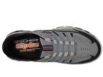 Skechers Men's Afterburn M. Fit Ridgeburn Hands Free Slip-in Loafer, Gray/Black, 11 X-Wide