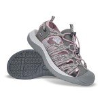 GRITION Hiking Sandals Women Sport Adjustable Close Toe Sandal with Arch Support Travel Summer Beach Outdoor Light Weight Water Shoes 8US/39EU 2401