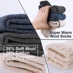 Wool Socks - Socks for Women Men Thick Warm Socks Boot Socks Hiking Calf Socks Soft