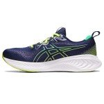 ASICS Men's Gel-Cumulus 25 Running Shoes, 11, Midnight/Cilantro