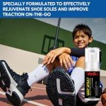Yadool Sports Shoe Grip Spray, Provides Traction and Rejuvenates Soles, Multipurpose Grip Spray for Cleaning and Improving Basketball Shoe Grip - Anti Slip & Performance Enhancer - 3.37 Fl Oz