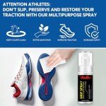 Yadool Sports Shoe Grip Spray, Provides Traction and Rejuvenates Soles, Multipurpose Grip Spray for Cleaning and Improving Basketball Shoe Grip - Anti Slip & Performance Enhancer - 3.37 Fl Oz