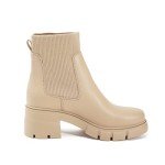 REDTOP Women's Elastic Chelsea Boots Chunky Block Heel Platform Lug Sole Ankle Booties