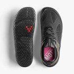 Vivobarefoot Motus Strength Mens Barefoot Zero-Drop Shoes | Improves Strength & Stability | Lightweight for Training & Running | Wide Fit Grounding Shoes Obsidian