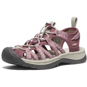 KEEN Women's Whisper Closed Toe Sport Sandals, Rose Brown/Peach Parfait, 8
