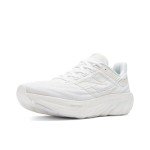 New Balance Women's W1080V13 Running Shoe, White/Silver Metallic, 8 X-Wide