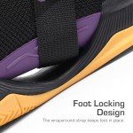 DREAM PAIRS Basketball Low-top Sneakers Durable Sports Shoes Lace-up Breathable Outdoor School Trainers for Little, Big Kids Youth - Black/Gold/Purple Low Top, Size 3 Little Kid
