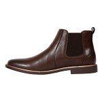 Deer Stags Men's Router Chelsea Boot, Dark Brown, 15 Wide