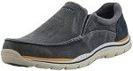 Skechers mens Expected Avillo Moccasin, Blue, 11.5 US